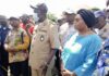 Guinée : Fatima Camara apporte le soutien du gouvernement aux victimes de l’incendie du grand marché de N’Zérékoré